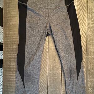 lululemon athletica Gray and Black Leggings